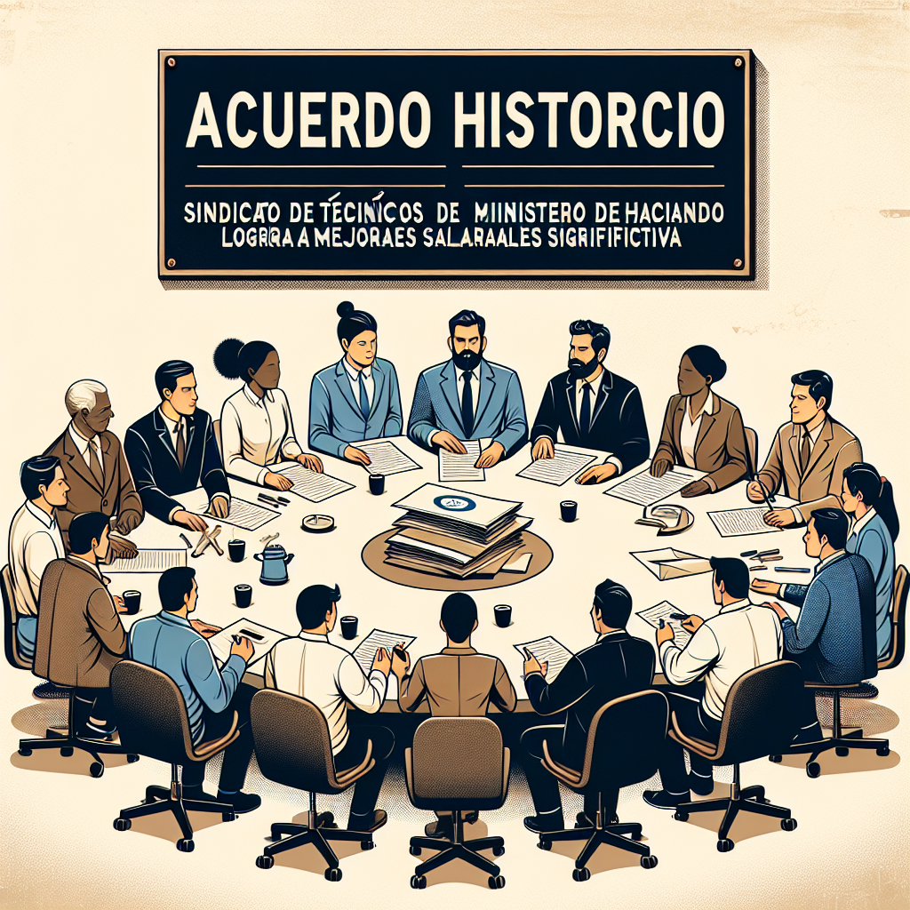 Acuerdo Histórico: Sindicato de Técnicos del Ministerio de Hacienda Logra Mejoras Salariales Significativas