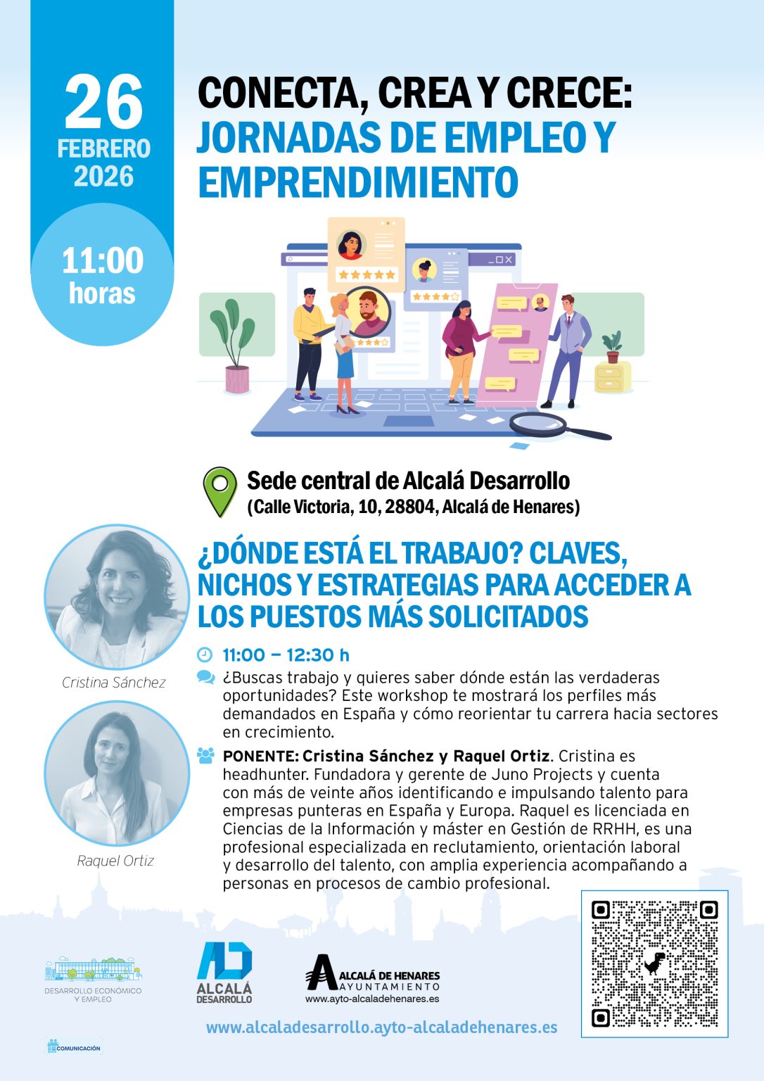 Alcalá Desarrollo presenta una jornada para descubrir los nichos de empleo emergentes en España