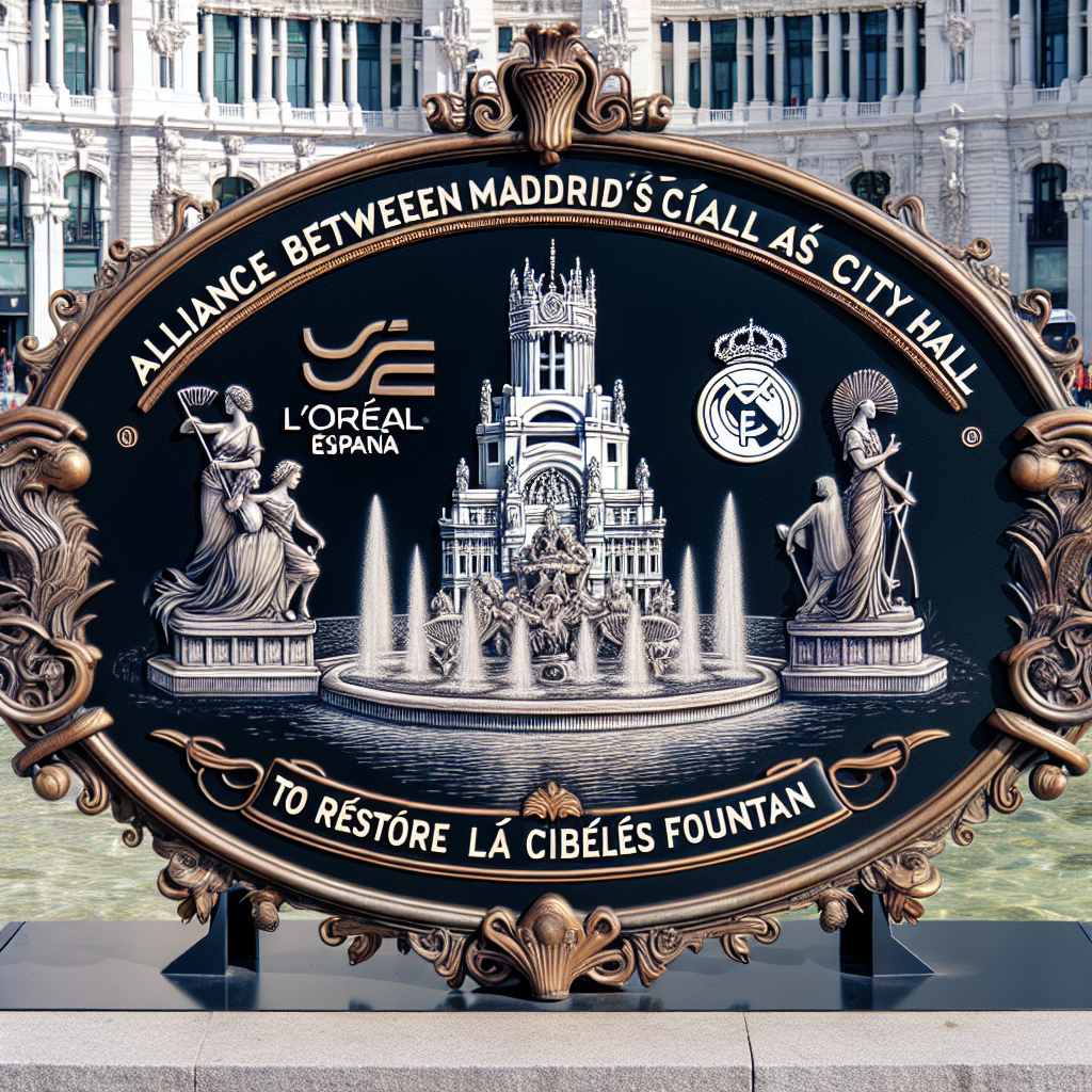Alianza entre el Ayuntamiento de Madrid y L’Oréal España para restaurar la Fuente de Cibeles
