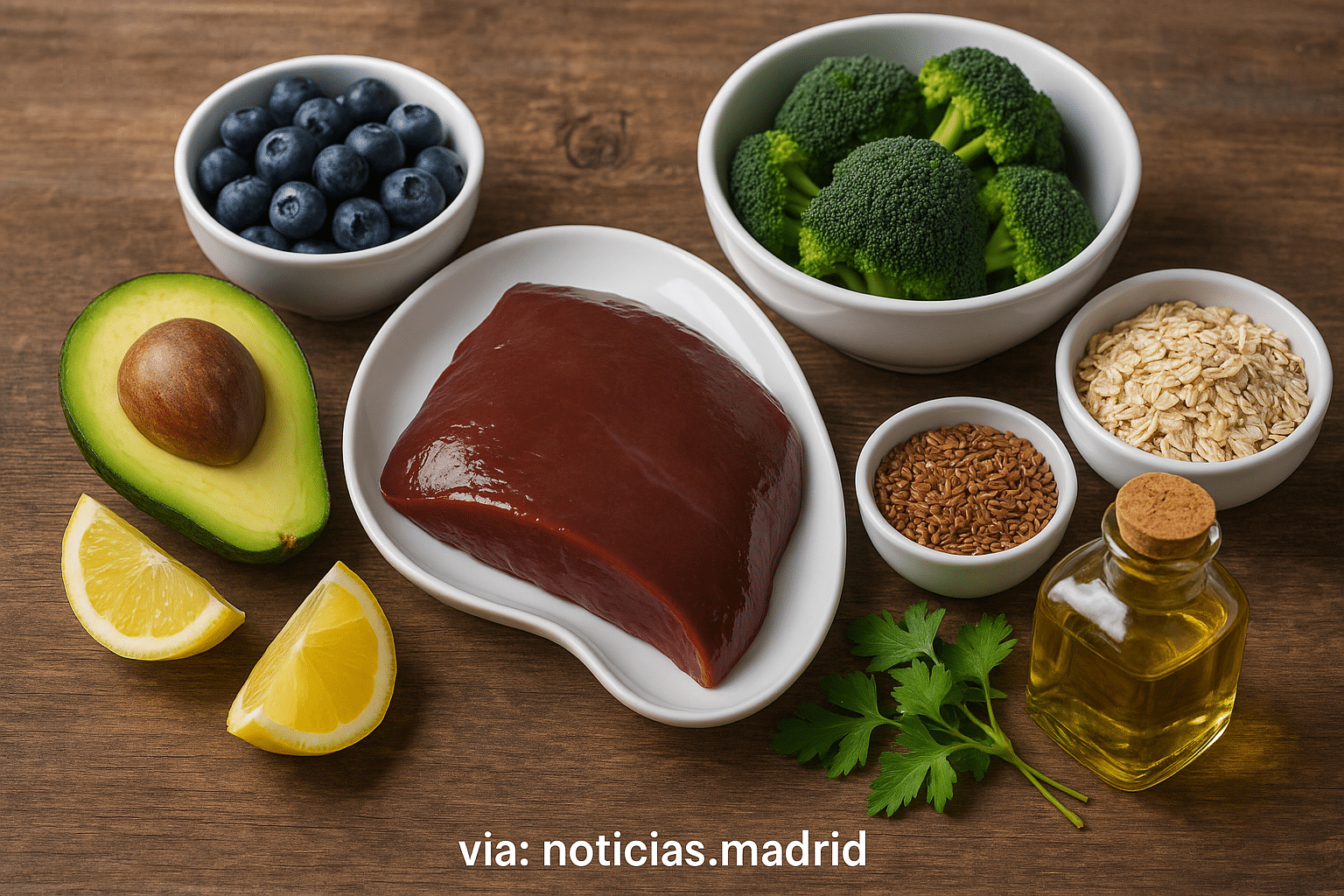 Alimentos clave para cuidar y mantener la salud del hígado