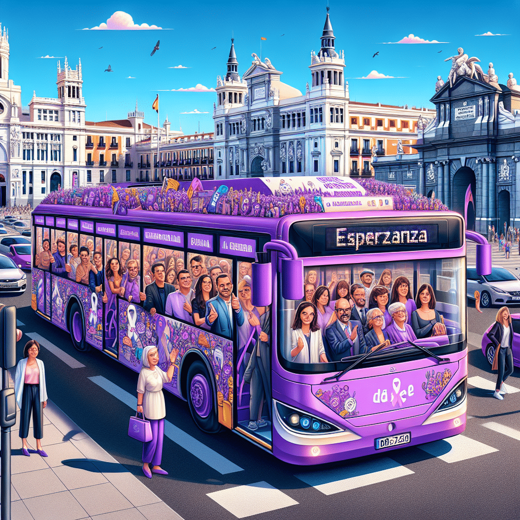 Autobús Temático Recorrá Madrid para Conmemorar el Día Mundial contra el Cáncer
