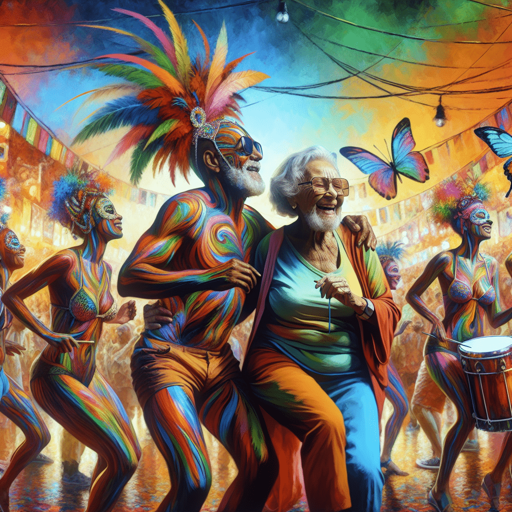 Celebración del Carnaval: Una Fusión de Arte Contemporáneo y Amor Propio para los Mayores de Centro