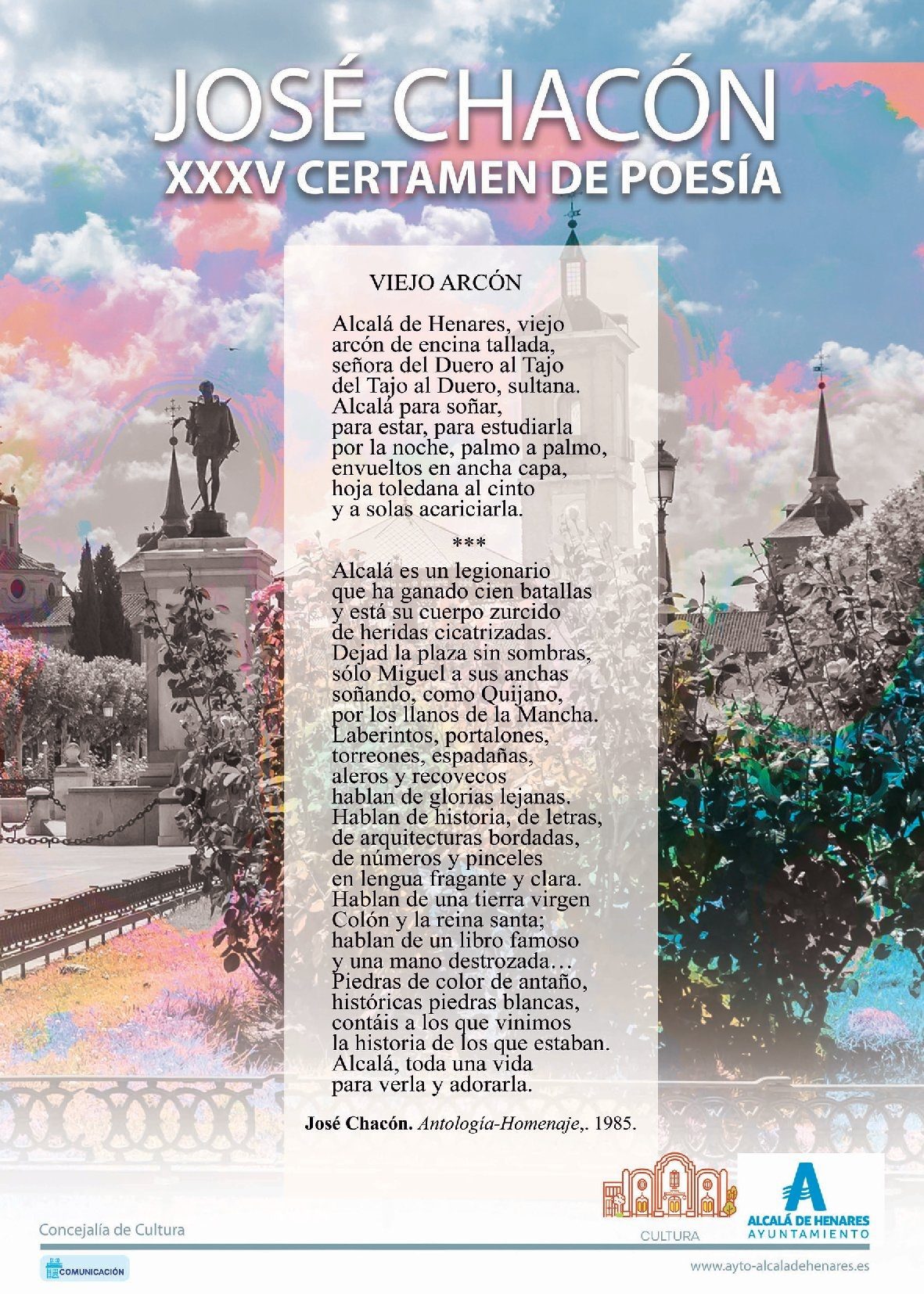 Convocatoria Abierta para el XXXV Certamen de Poesía José Chacón en el Ayuntamiento