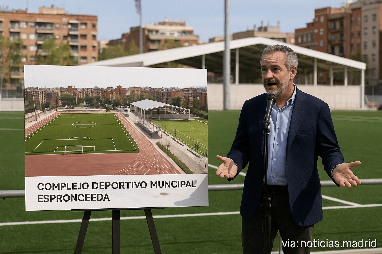 Copisa presenta el Nuevo Complejo Deportivo Municipal Espronceda en Sant Andreu
