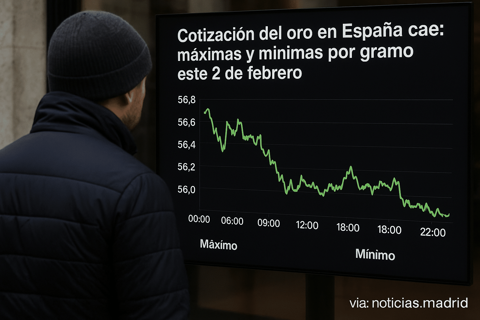 Cotización del oro en España cae: máximas y mínimas por gramo este 2 de febrero