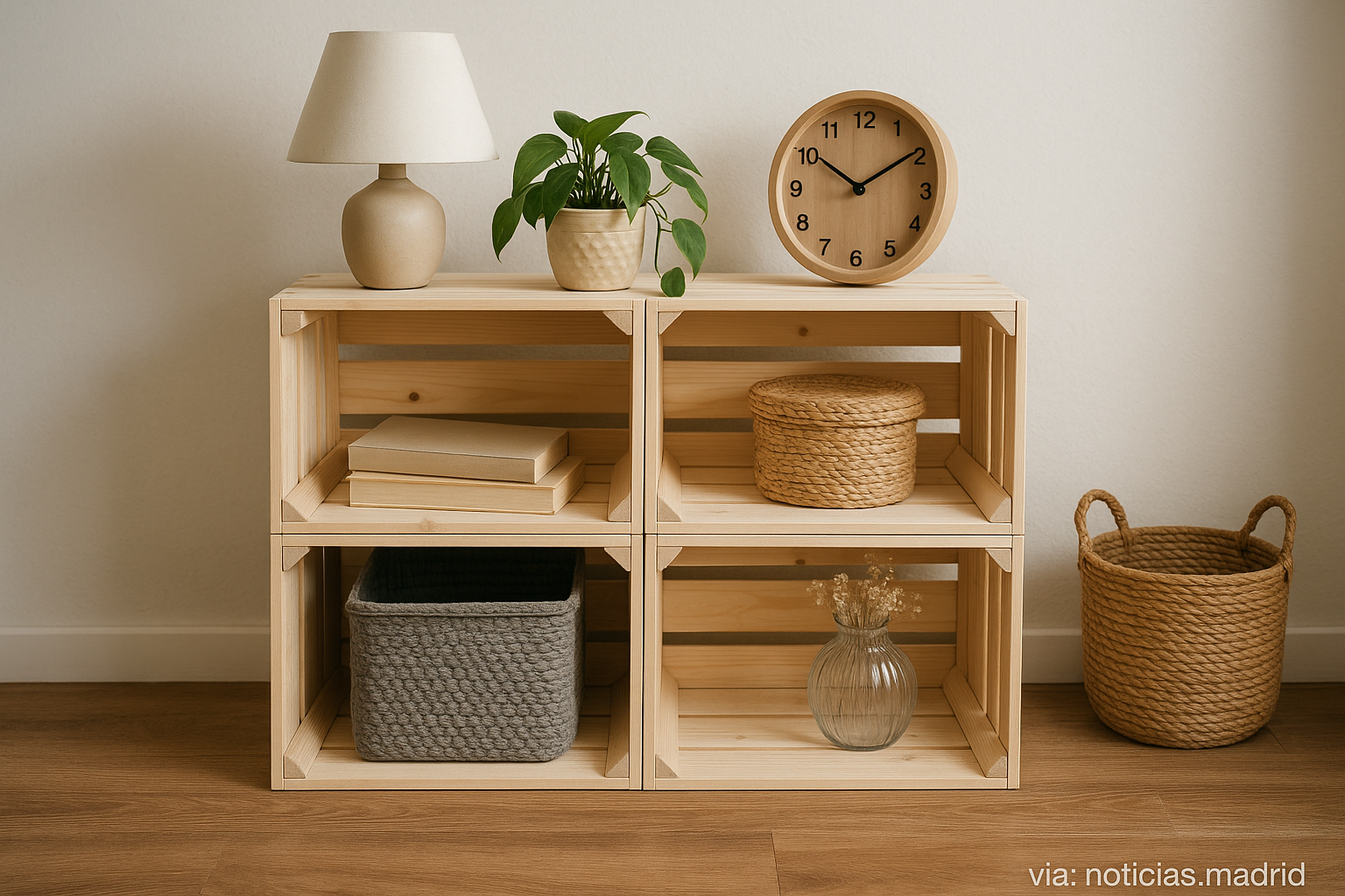 Decora y Organiza: Cómo Crear un Mueble Único con Cajas de Madera Sin Complicaciones