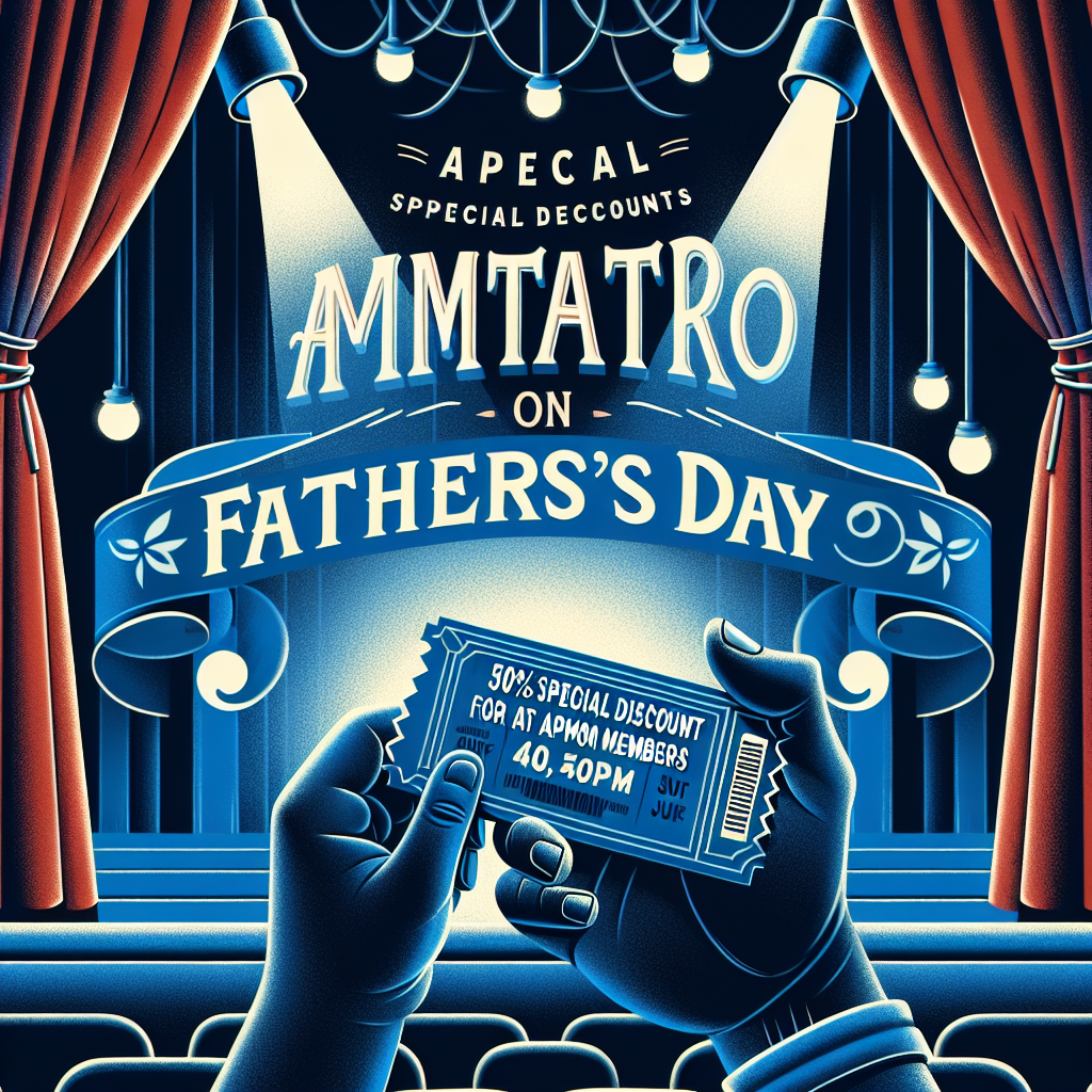 Descuento Especial del 50% para Socios APM en Abonoteatro por el Día del Padre
