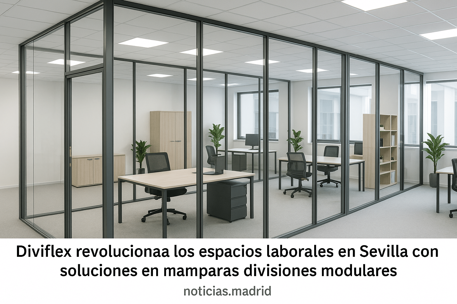 Diviflex revoluciona los espacios laborales en Sevilla con soluciones en mamparas y divisiones modulares