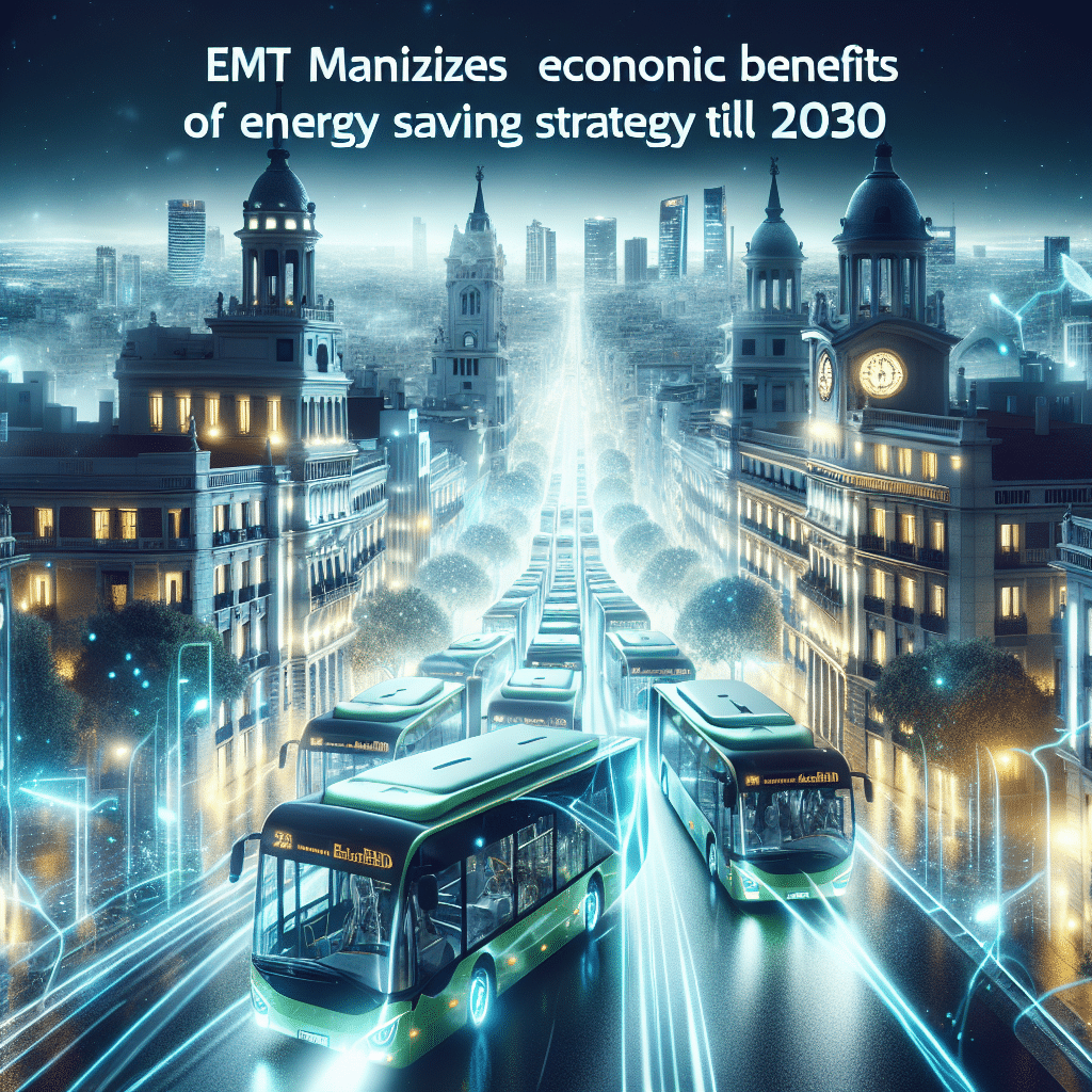 EMT Madrid Maximiza Beneficios Económicos de su Estrategia de Ahorro Energético hasta 2030