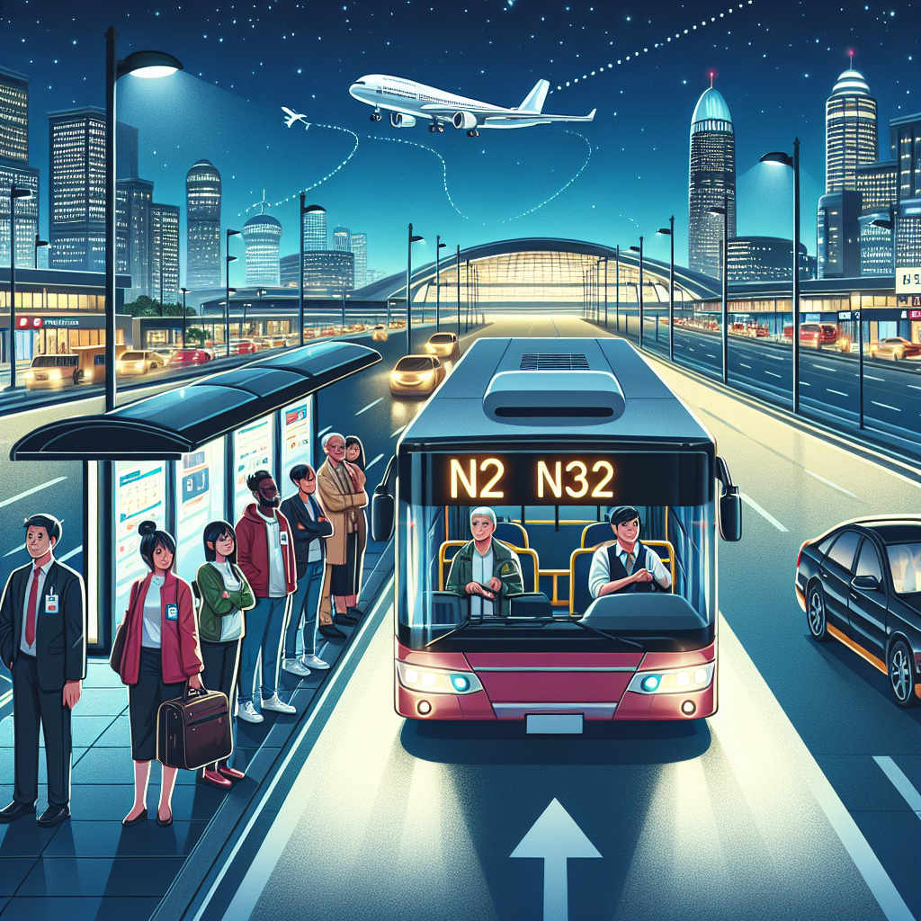 EMT Madrid inaugura la nueva línea nocturna N32 entre Avenida de América y el aeropuerto