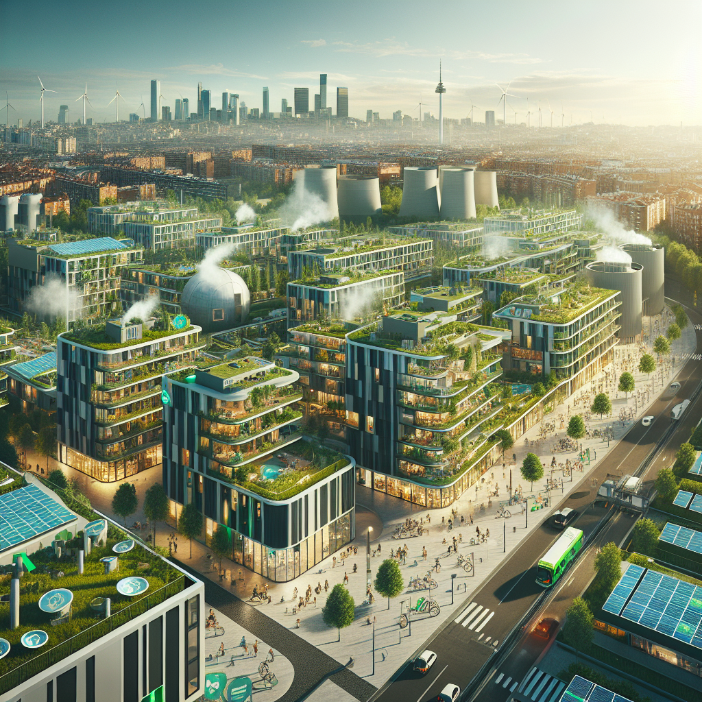 EMVS Madrid mejorará la eficiencia del ecobarrio de Puente de Vallecas con nuevas bombas de calor y campos fotovoltaicos.