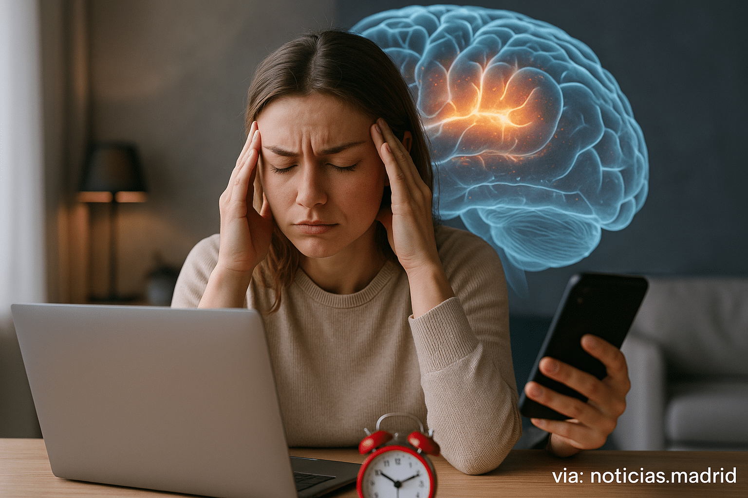 El impacto de la multitarea, las pantallas y el descanso deficiente en la concentración desde la perspectiva de la neurociencia