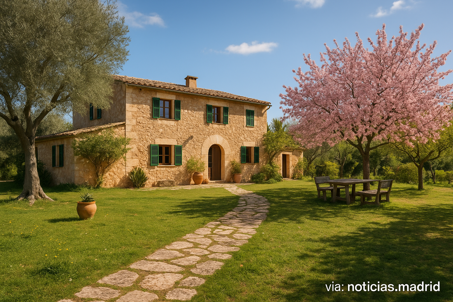 Encanto Mediterráneo en Mallorca: Finca Rústica con Esencia Primaveral