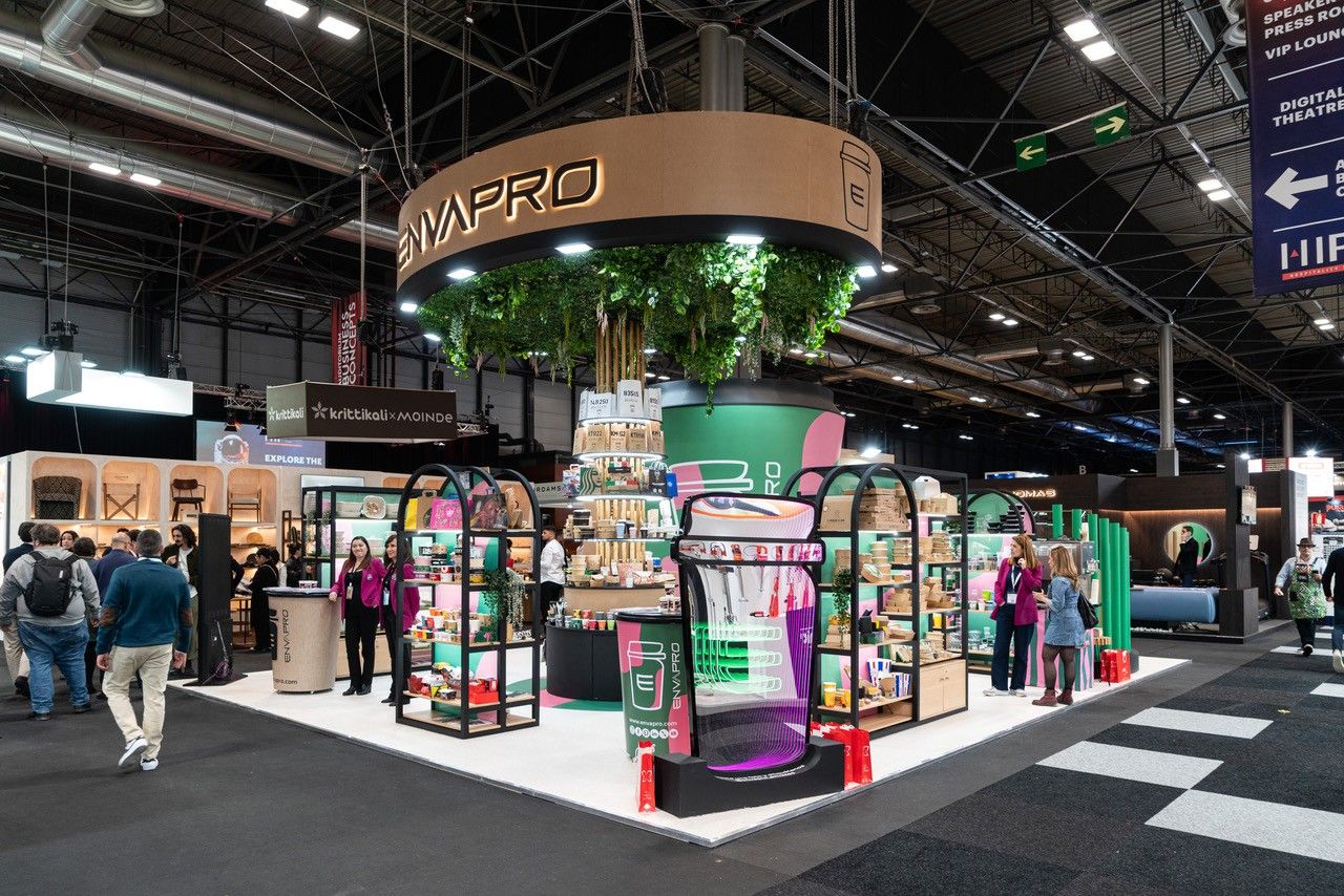 Envapro Revoluciona el Mercado con el Lanzamiento de Vasos ‘Plastic Free’ y Vajillas Reutilizables en HIP 2026