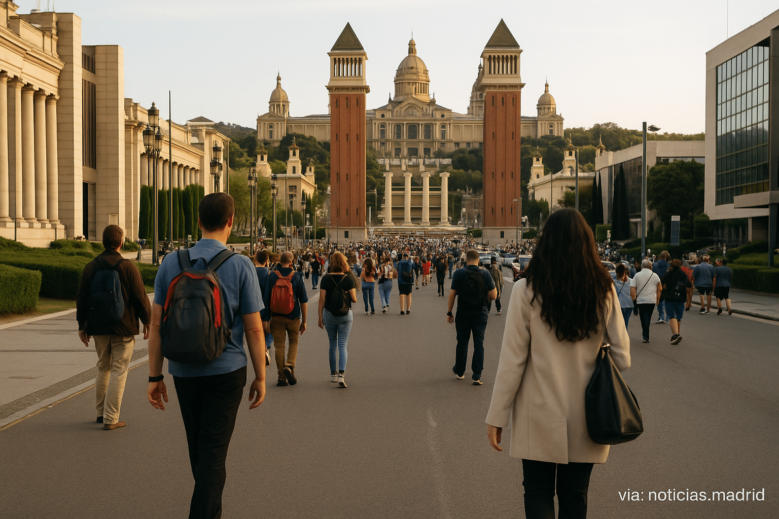 España alcanza cifras históricas en turismo en 2025 con 96,8 millones de visitantes y 134,7 mil millones de euros en gasto