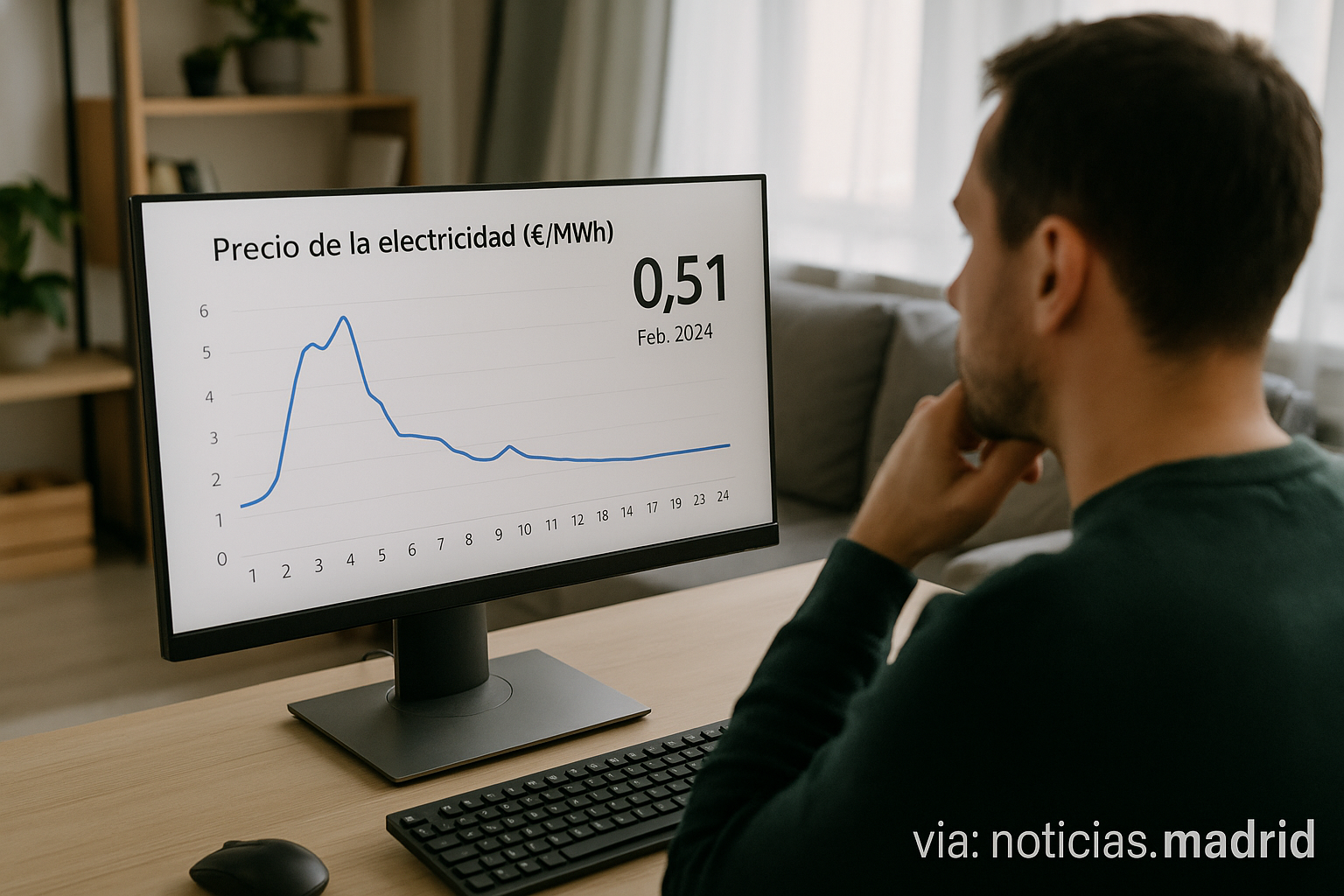 España experimenta su febrero más económico en la historia en el precio de la electricidad