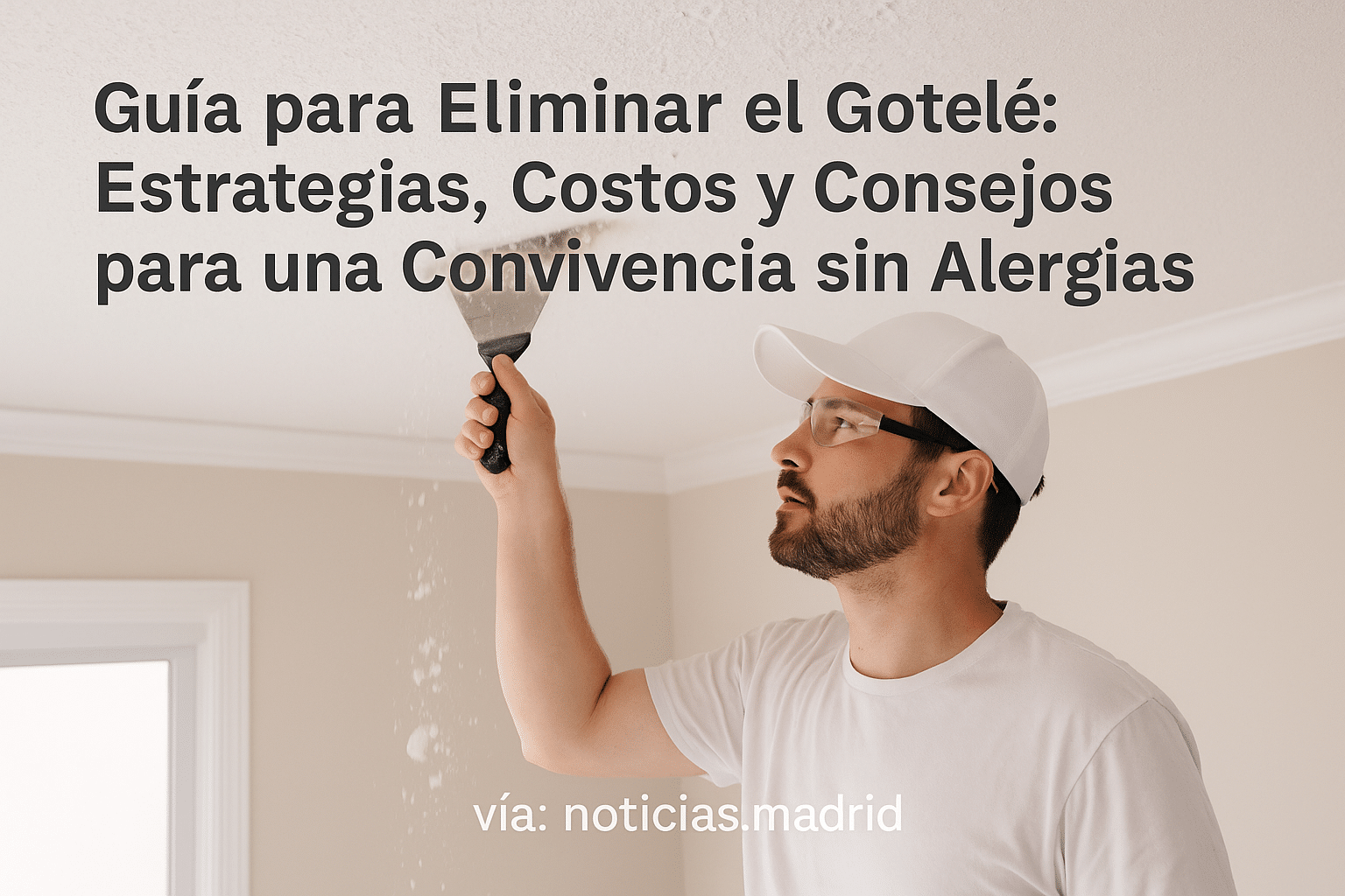 Guía para Eliminar el Gotelé: Estrategias, Costos y Consejos para una Convivencia Sin Allergías