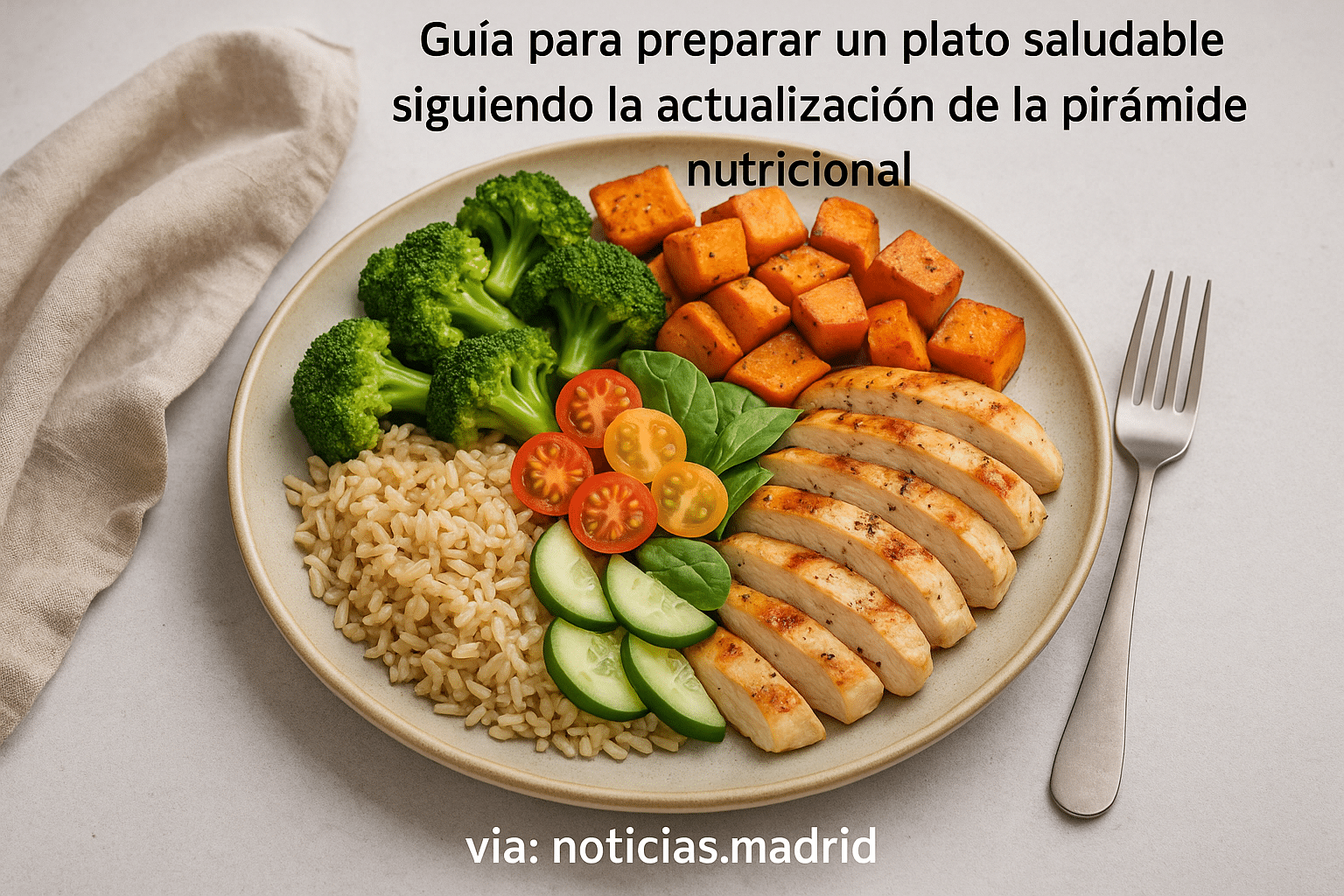 La nueva pirámide nutricional enfatiza
