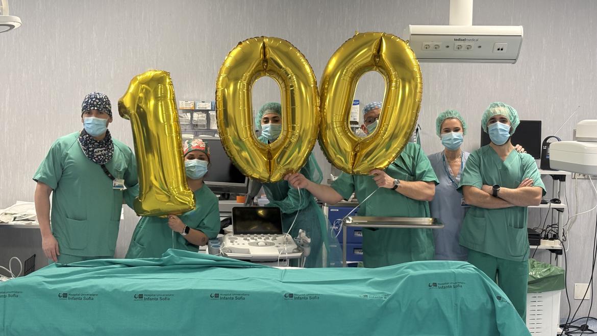 Hito en el Hospital Infanta Sofía: Cardiología alcanza cien cateterismos en su nueva sala de hemodinámica