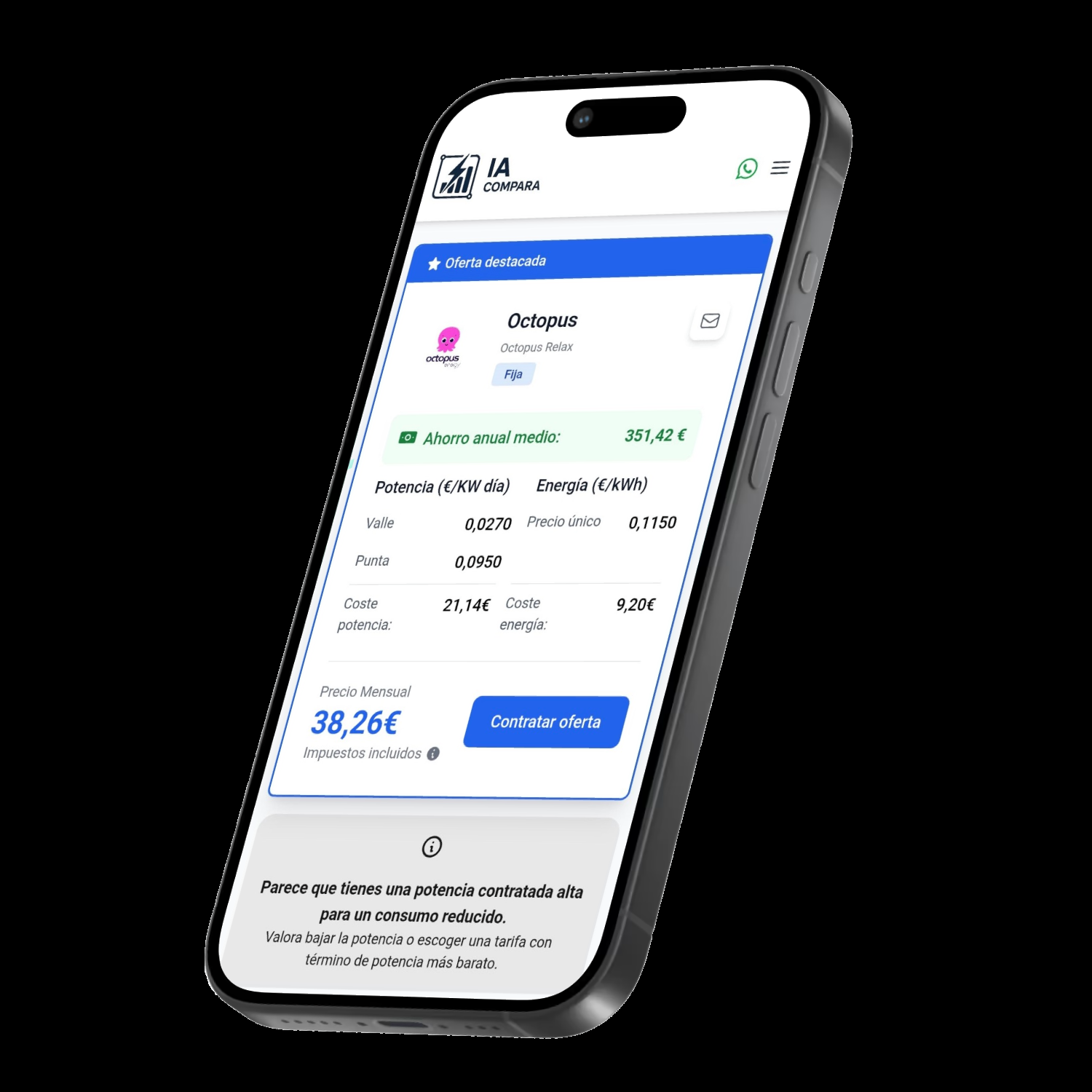 IADirecto: Innovación en la Comparación de Tarifas Energéticas con Análisis Automatizado