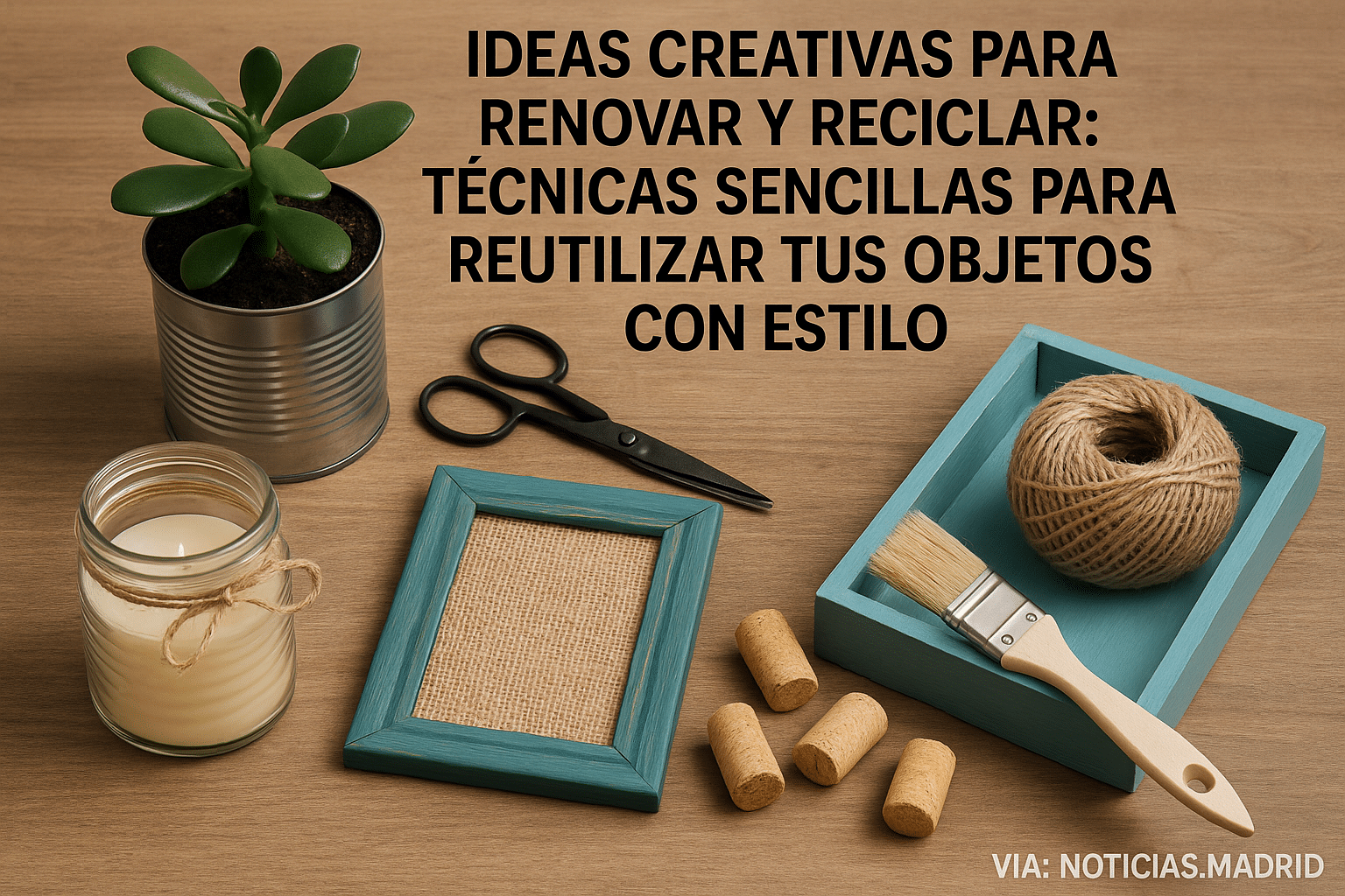 Ideas Creativas para Renovar y Reciclar: Técnicas Sencillas para Reutilizar tus Objetos con Estilo