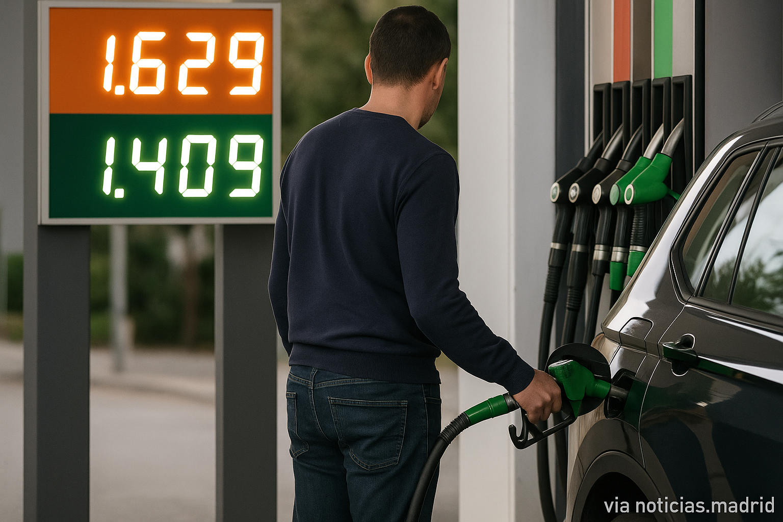 Impacto actual en España: tarifas más elevadas y más económicas de la gasolina hoy