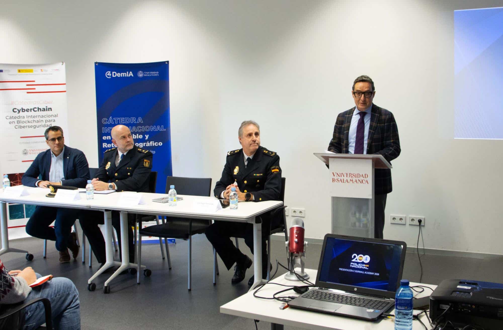 Inauguración de C1b3rWall Academy 2026, el mayor programa formativo en ciberseguridad organizado por la Policía Nacional y la Universidad de Salamanca USAL