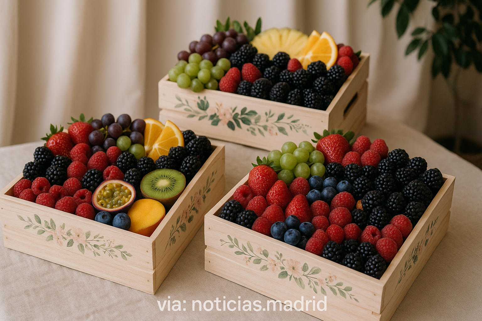 Inspiración y Frescura: Cajas de Fruta Decoradas para Celebraciones Memorables