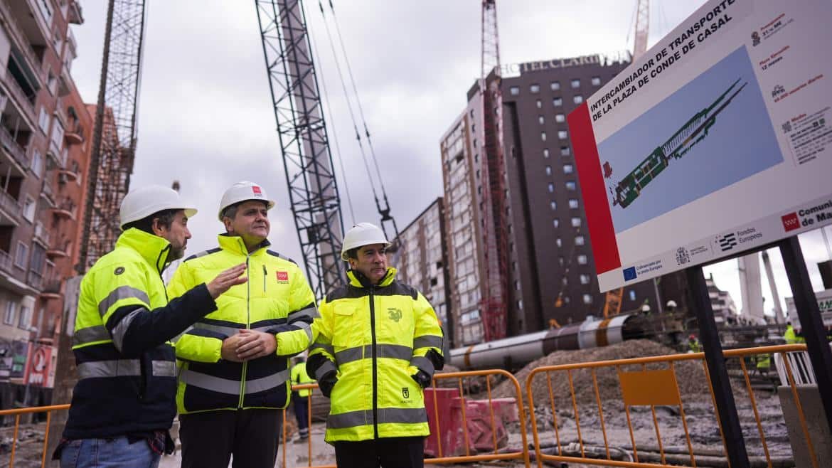 La Comunidad de Madrid acelera el intercambiador de Conde de Casal con técnicas de construcción industrializada