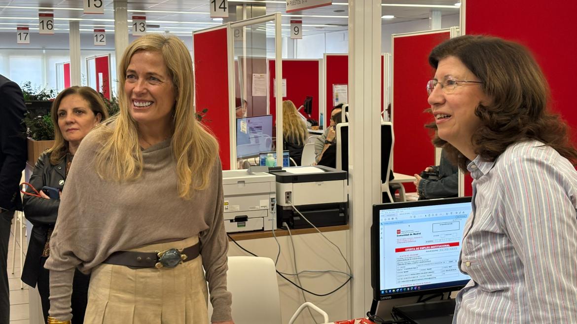 La Comunidad de Madrid brinda apoyo a más de 650,000 personas a través de sus Oficinas de Empleo