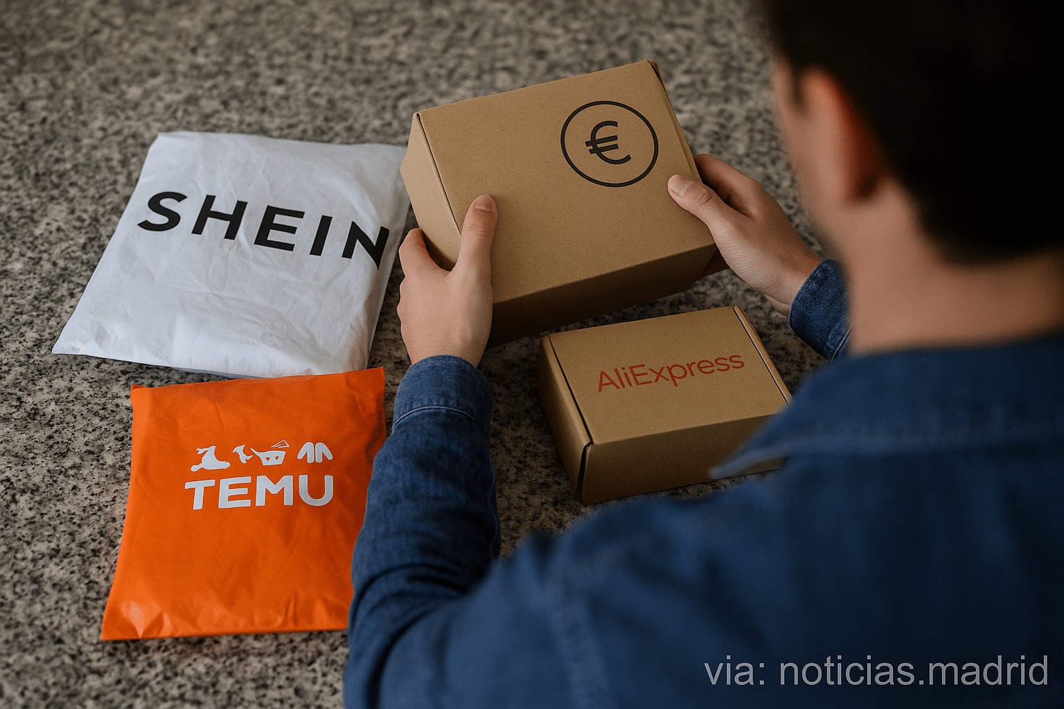 La UE aprueba los nuevos tres euros de aduanas para envíos pequeños de Shein, Temu y AliExpress