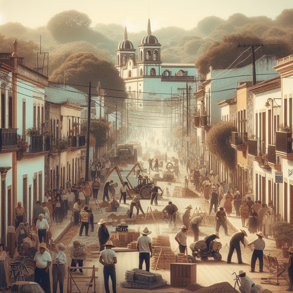 La histórica Colonia El Viso se prepara para concluir las obras de accesibilidad