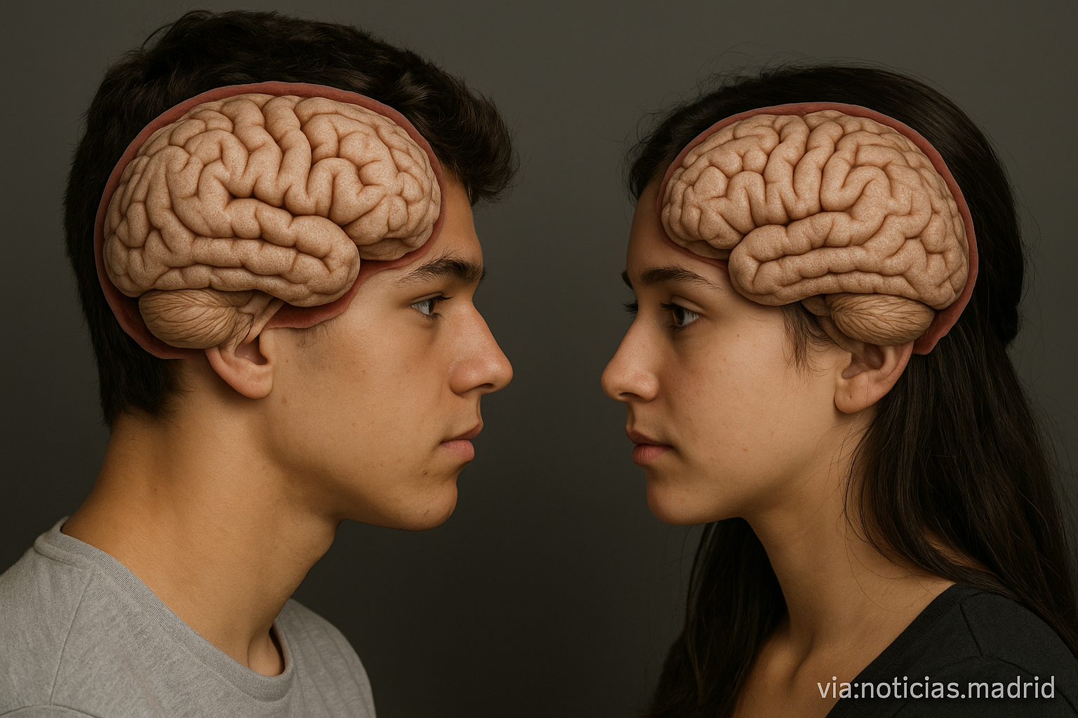 Las divergencias cerebrales entre hombres y mujeres se acentúan tras la pubertad