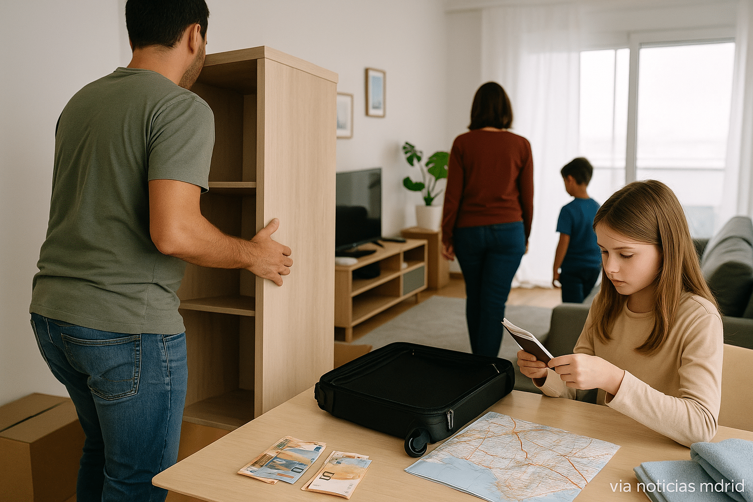 Las familias españolas enfrentan desafíos cotidianos: cambios en muebles, viajes y gastos inesperados afectan a un 30% de los hogares