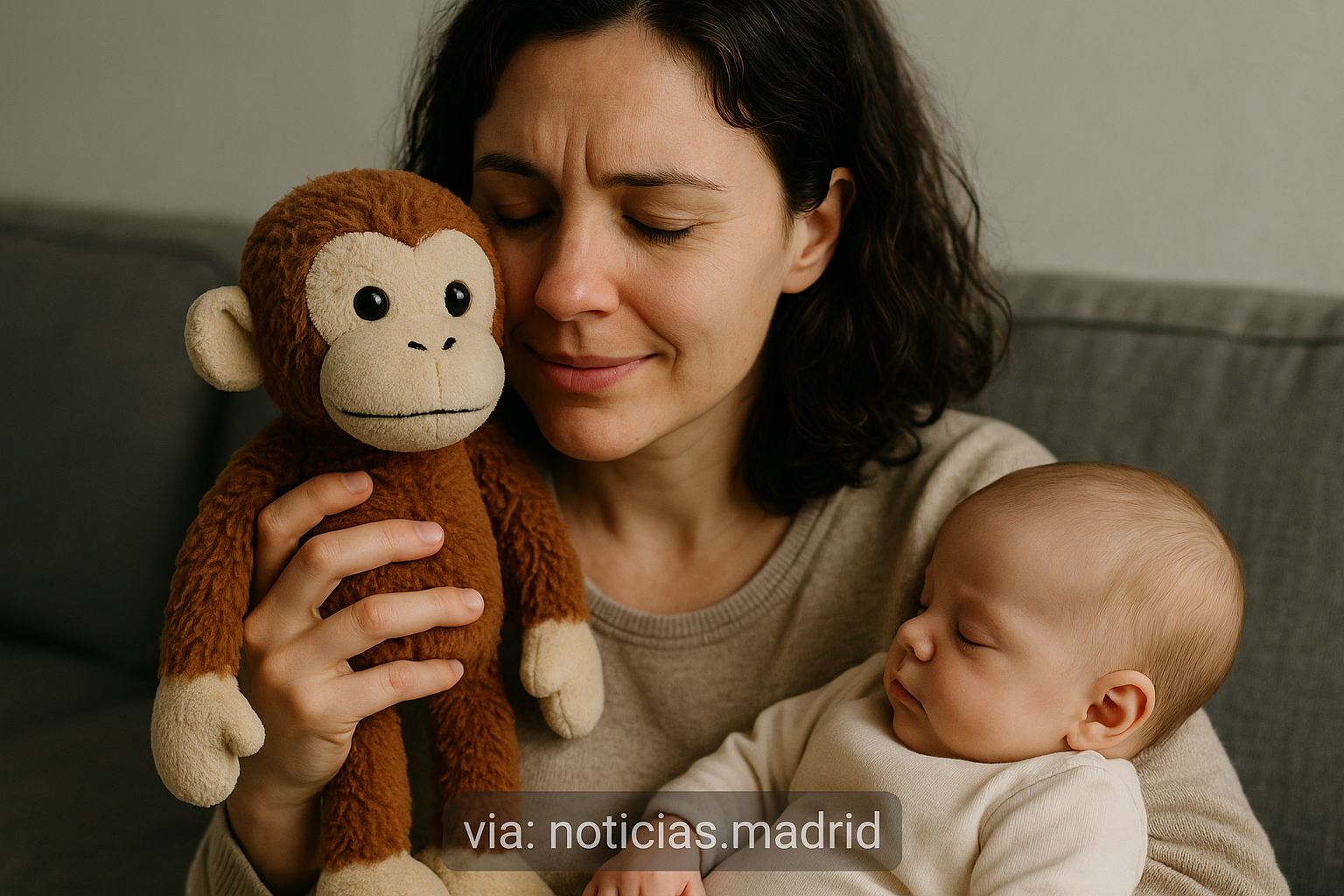 Lo que Punch, el mono viral de peluche, revela sobre las madres
