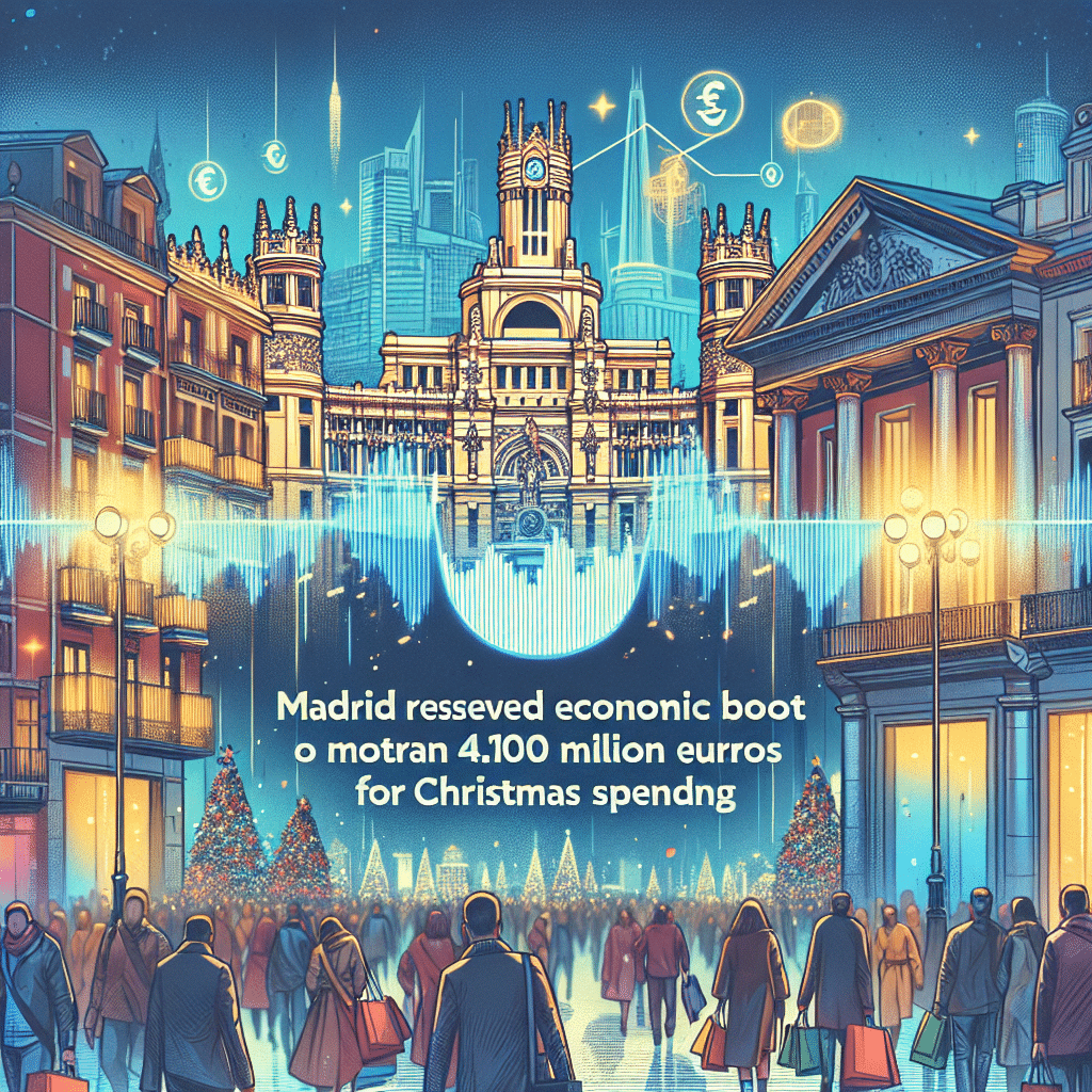 Madrid recibió un impulso económico de más de 4.100 millones de euros gracias al gasto navideño