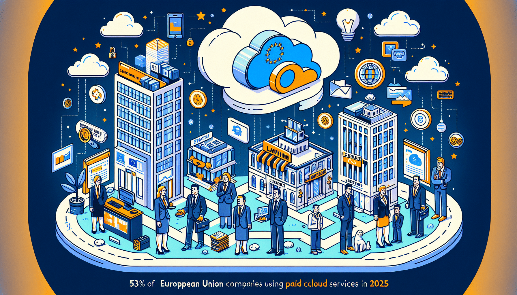 Más de la Mitad de las Empresas de la UE Adoptarán Servicios de Nube de Pago en 2025