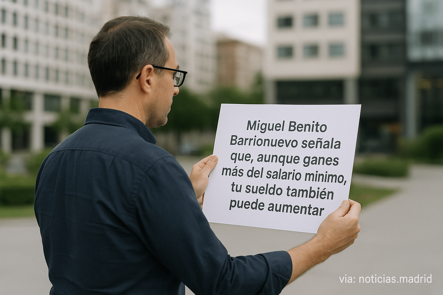 Miguel Benito Barrionuevo señala que, aunque ganes más del salario mínimo, tu sueldo también puede aumentar