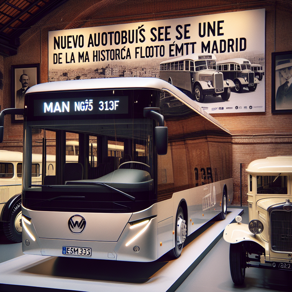 Nuevo autobús MAN NG313F se une a la histórica flota del Museo EMT Madrid