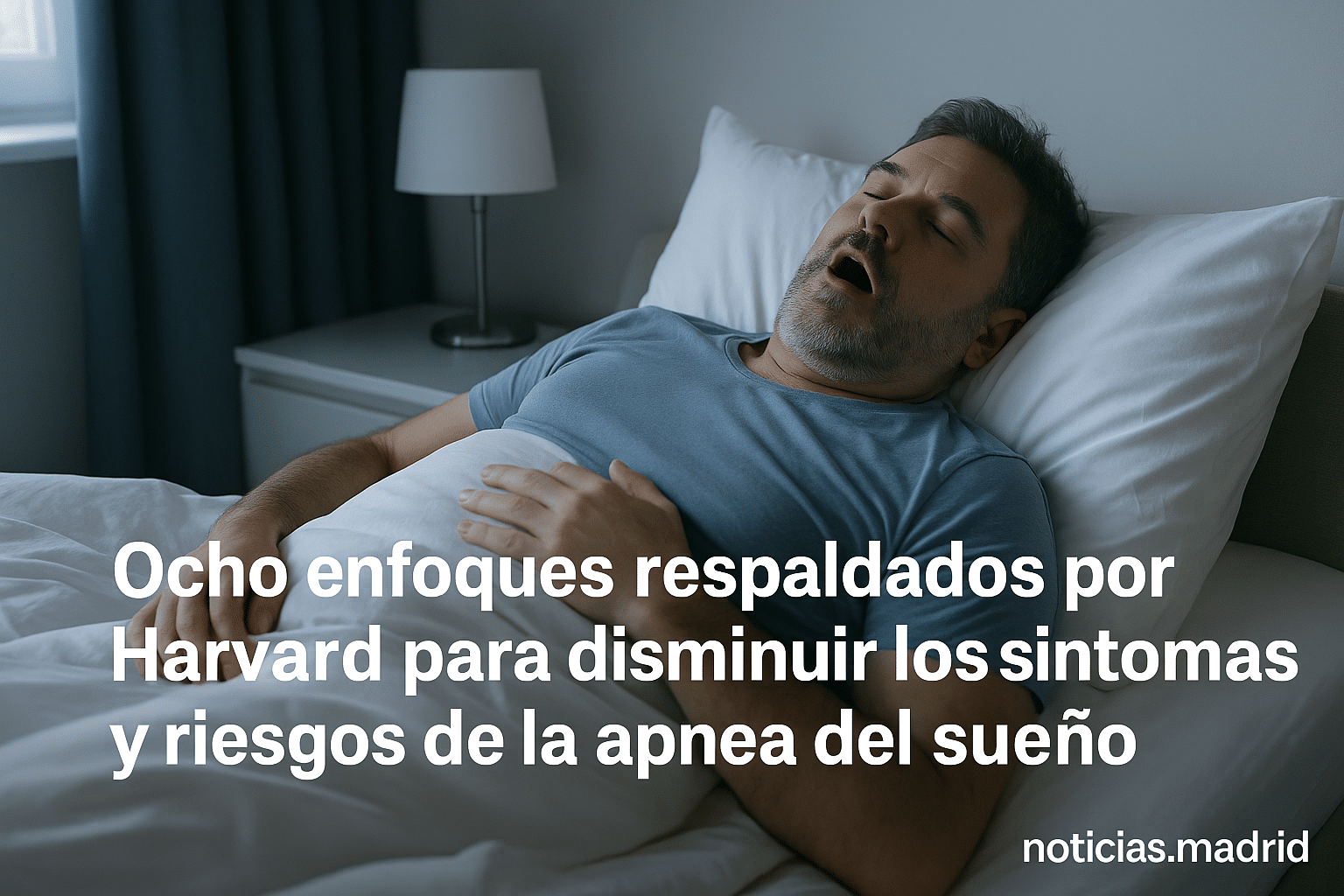 Ocho enfoques respaldados por Harvard para disminuir los síntomas y riesgos de la apnea del sueño