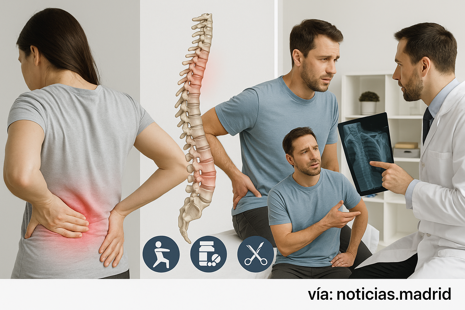 Razones médicas y estrategias clave para abordar los tres tipos de dolor de espalda desde la prevención hasta la cirugía