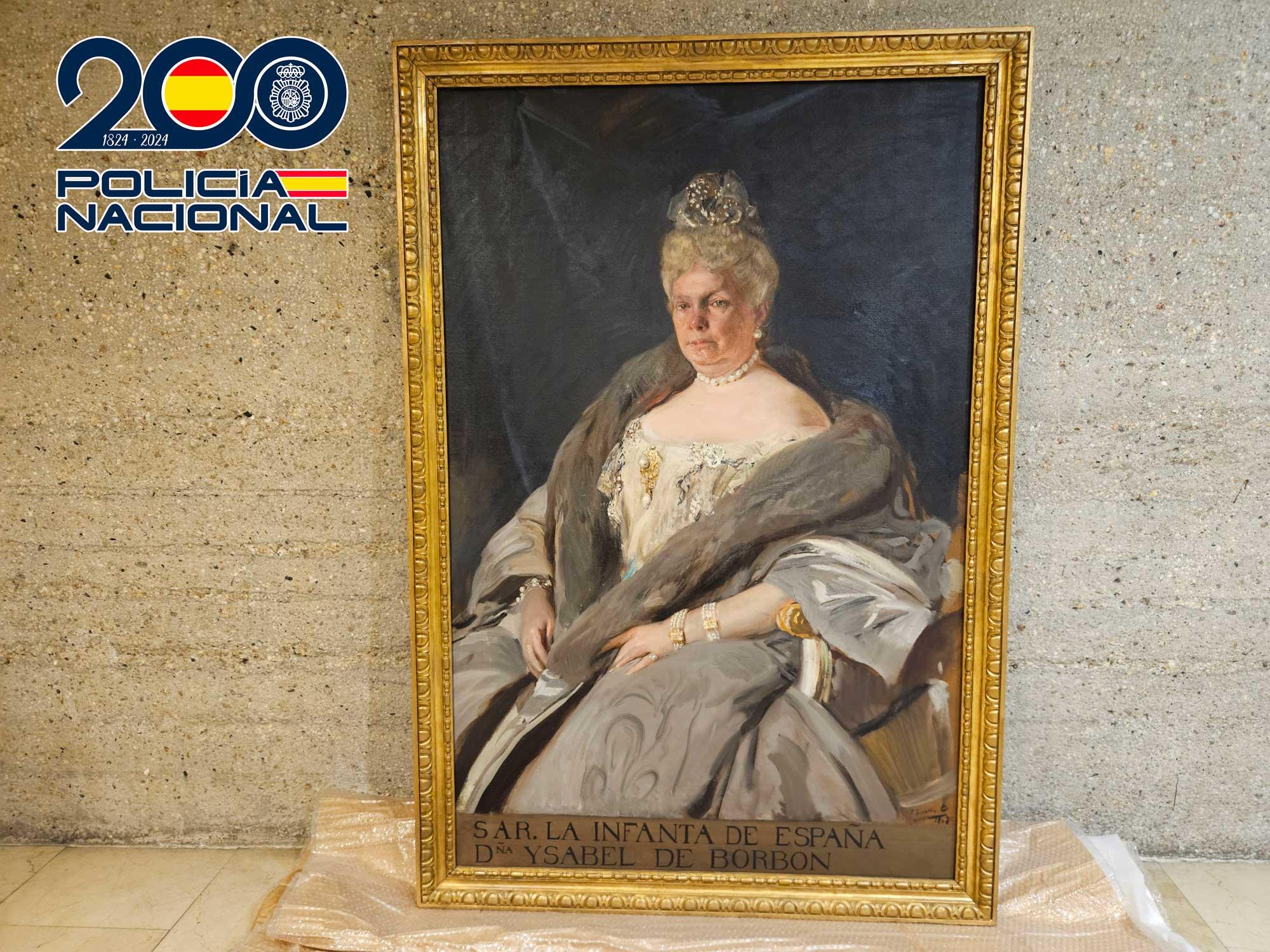 Recuperan la obra de Sorolla “La Chata” desaparecida desde los años 70 en una operación del Ministerio del Interior junto a dos obras de José María Carbonero