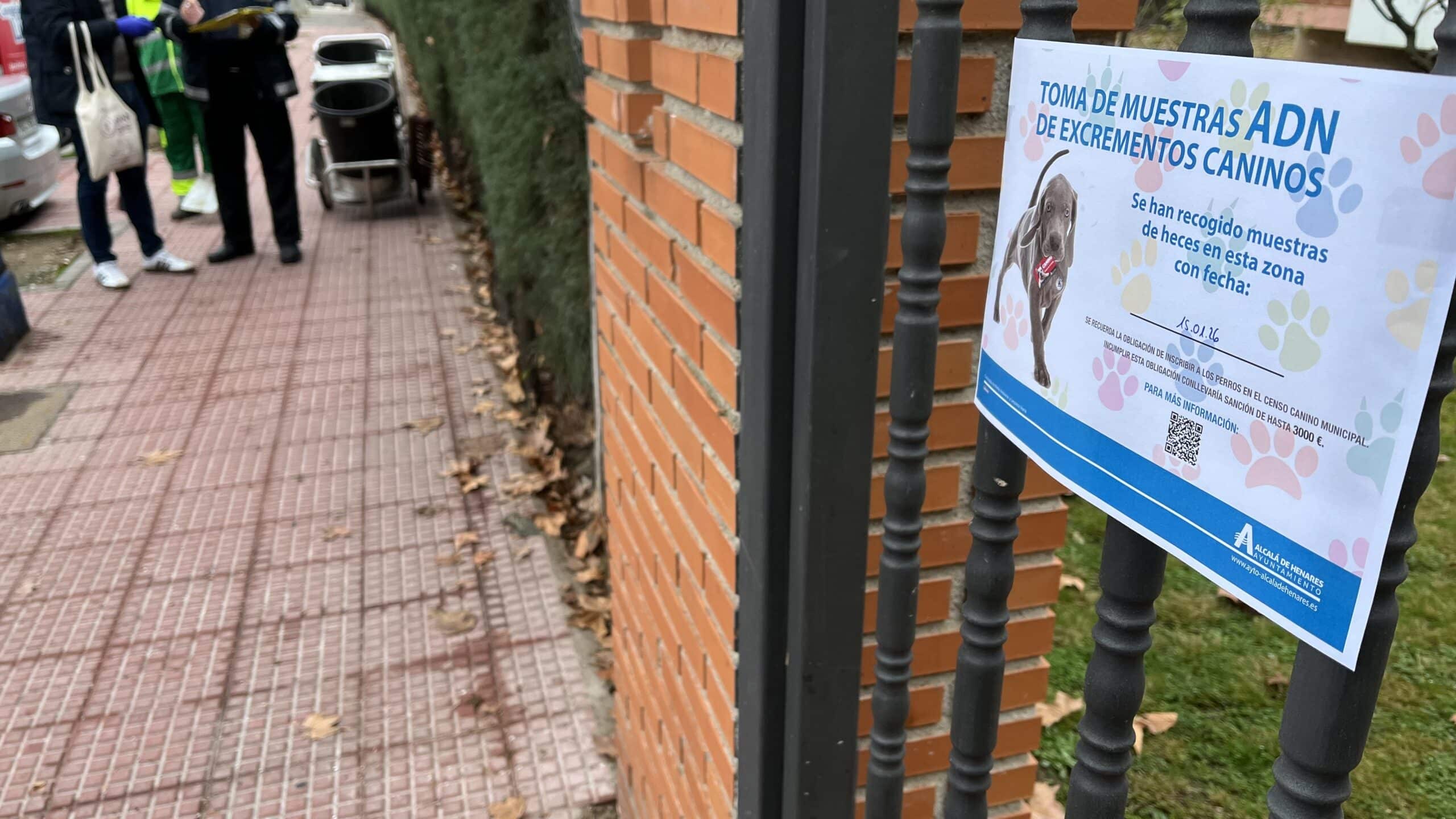 Refuerzo en Alcalá de Henares: Control mensual del ADN canino con 29 muestras y casi 400 sanciones