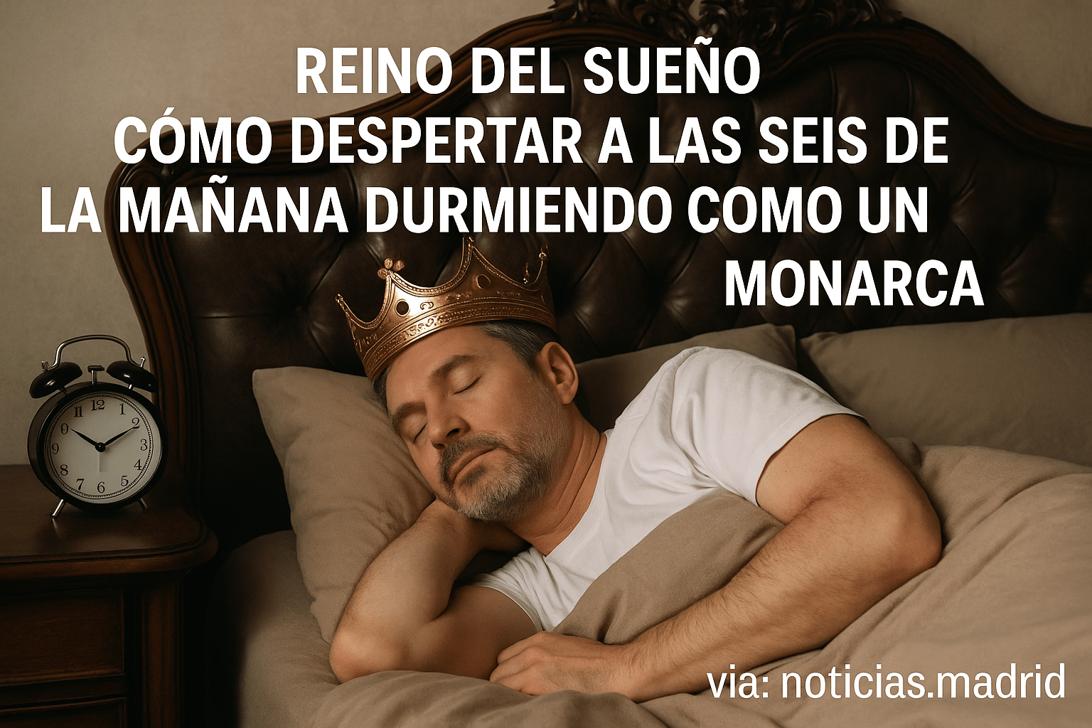Reino del Sueño: Cómo Despertar a las Seis de la Mañana Durmiendo Como un Monarca