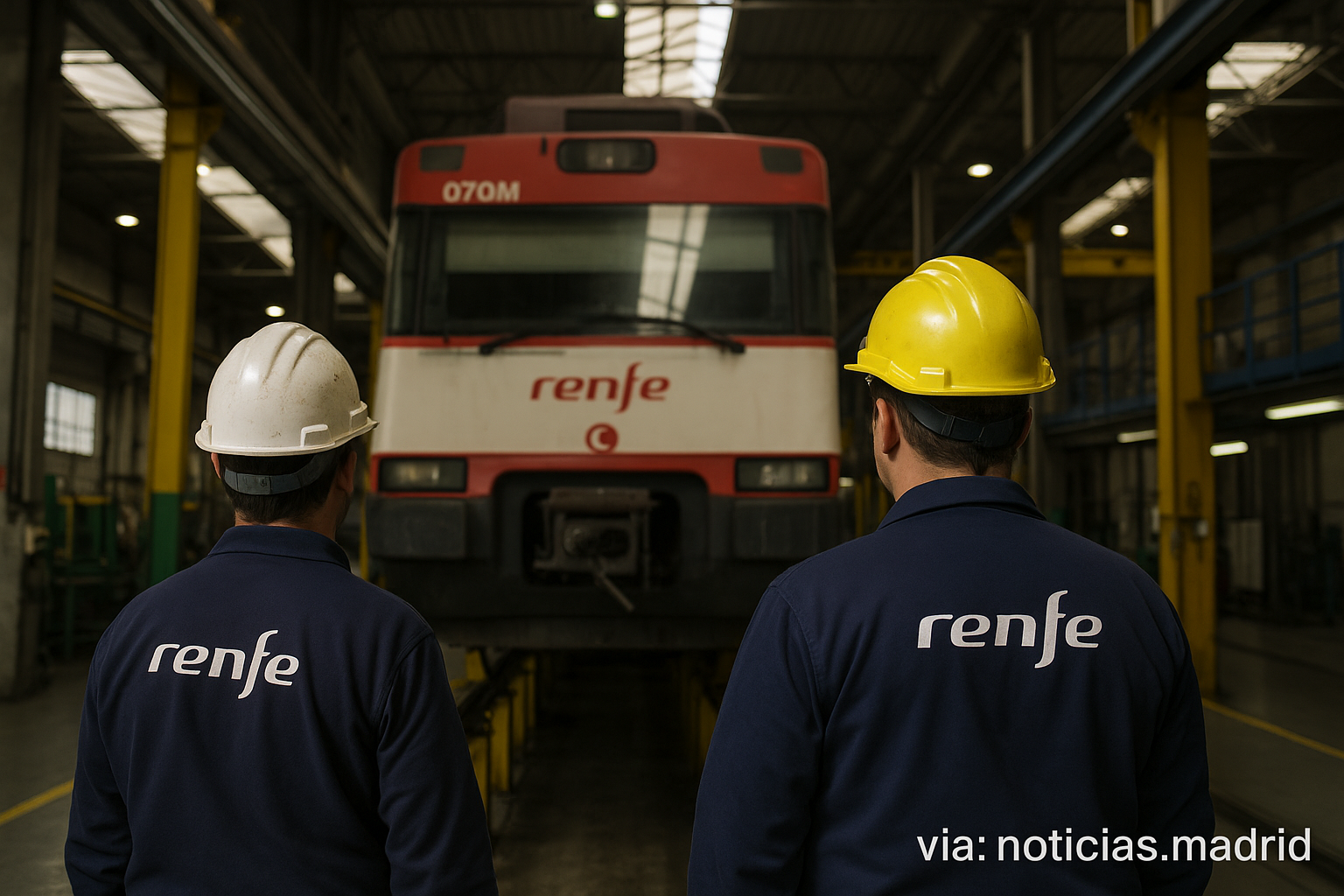 Renfe encuentra incremento de fibras de amianto en taller madrileño con más de 100 empleados