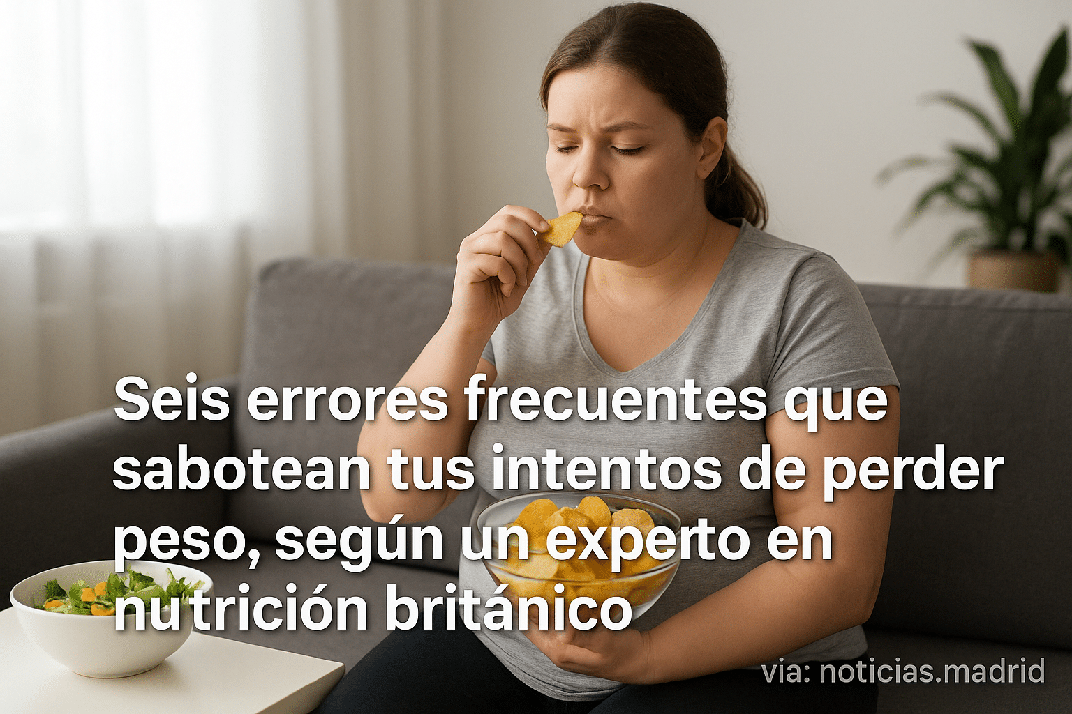 Seis errores frecuentes que sabotean tus intentos de perder peso, según un experto en nutrición británico