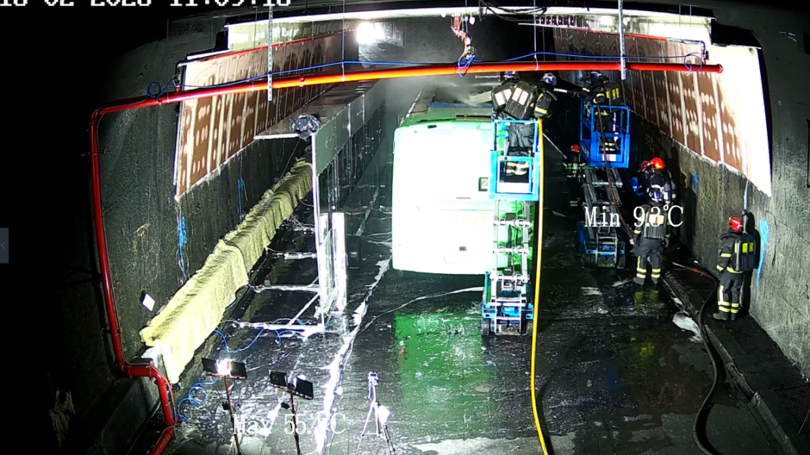 Simulacro de Incendio en Autobús Eléctrico: Madrid Adapta sus Intercambiadores para el Futuro del Transporte