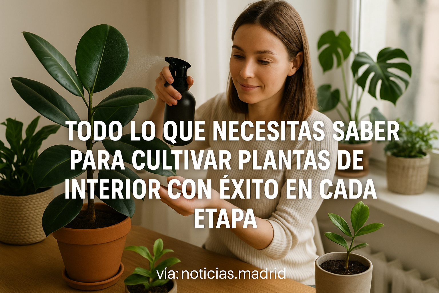 Todo lo que Necesitas Saber para Cultivar Plantas de Interior con Éxito en Cada Etapa