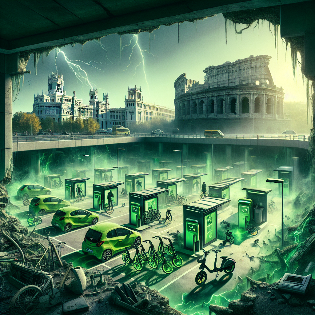 Transformación verde: Parkings madrileños renacen como hubs de movilidad sostenible en una revolución silenciosa