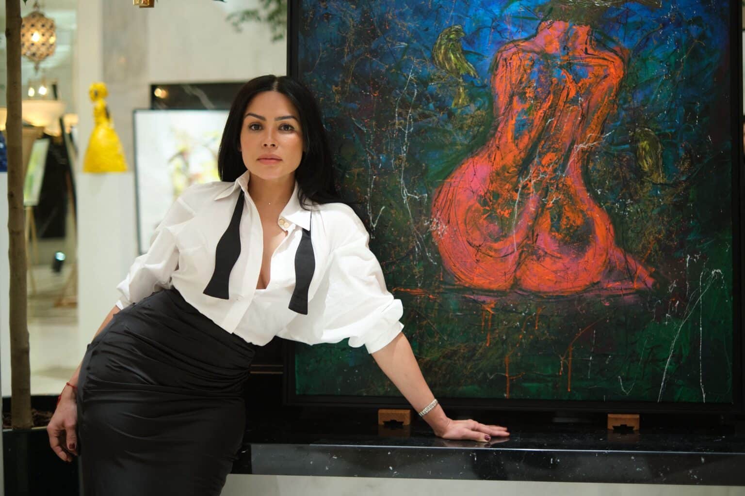 El vuelo interior de la artista dominicana Yubo Fernández triunfa en Madrid